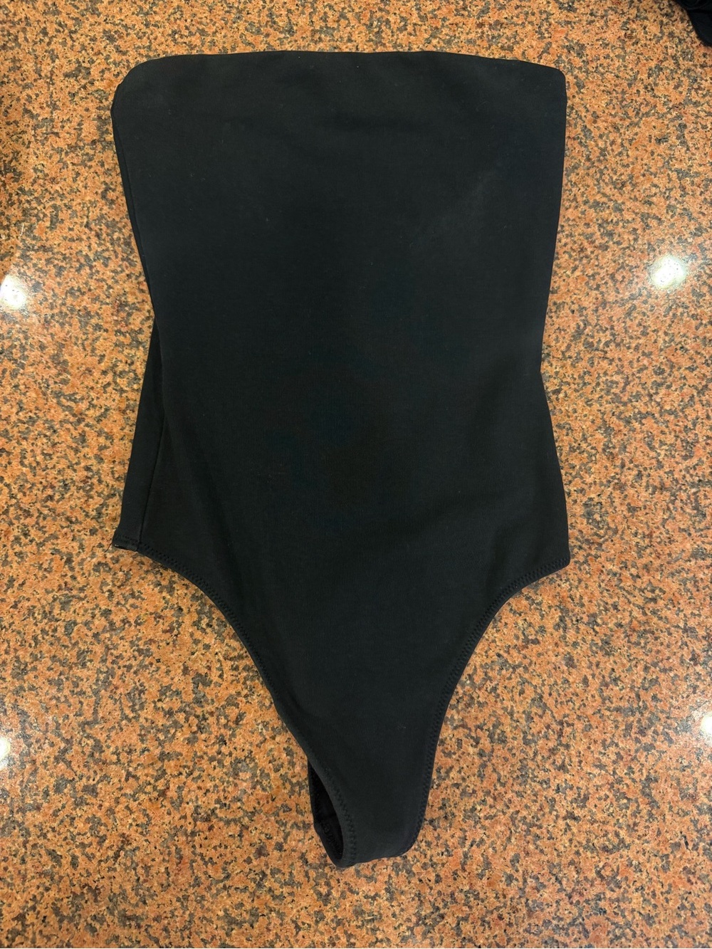 Wilfred Black Strapless Bodysuit